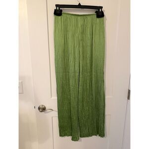 VINCE Crushed Plissé Pull-On Pants — Plus Size